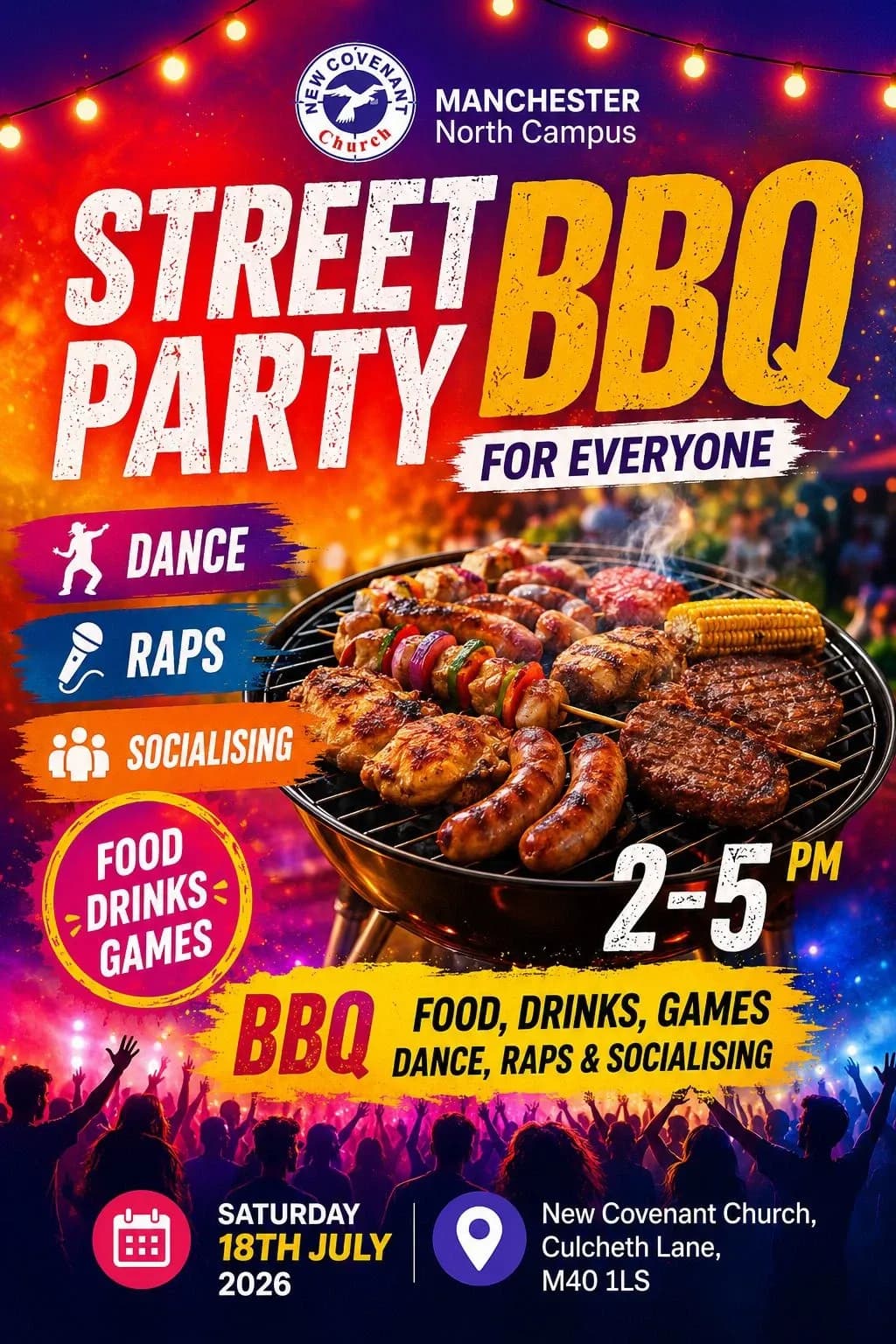 STREET PARTY BBQ : DANCE, RAPS, SOCIALISING